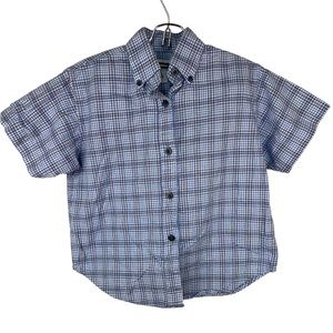 Panhandle Slim Quality Western Wear SS Button Up Shirt Boys Small